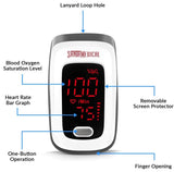 Santamedical JPD-500D Fingertip Pulse Oximeter Blood Oxygen Saturation Monitor with Case