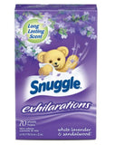 Snuggle 70-PC Lavender & Vanilla Orchid Exhilarations Fabric Clothes Softener Dryer Sheets