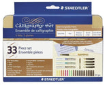Staedtler 899 SM5 Calligraphy 33-Piece Pen Set