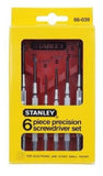 Stanley 66-039 6-PC Jewelers Watch Precision Screwdrivers Kit Tool Set