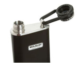 Stanley 8-Oz Stainless Steel Classic Flask Camping Alcohol Liquor Black