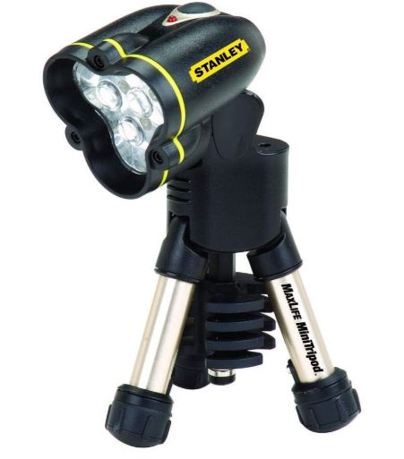 Stanley Hand Tool Maxlife Mini Tripod LED Flashlight