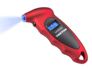 Tekton 5941 Digital Tire Pressure Gauge, 100 PSI