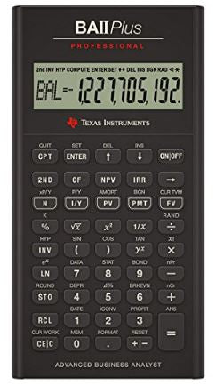 Texas Instruments BA II Plus Professional Financial Calculator