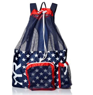 TYR Mesh Mummy Swim Gym Wet Clothes Triathlon Backpack