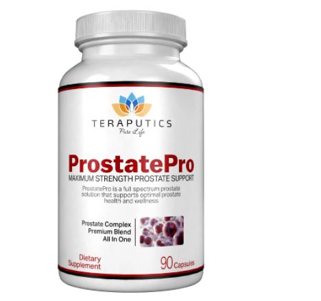 Teraputics Pure Life ProstatePro 33 Herbs Saw Palmetto Health Supplements for Men 90 Capsules