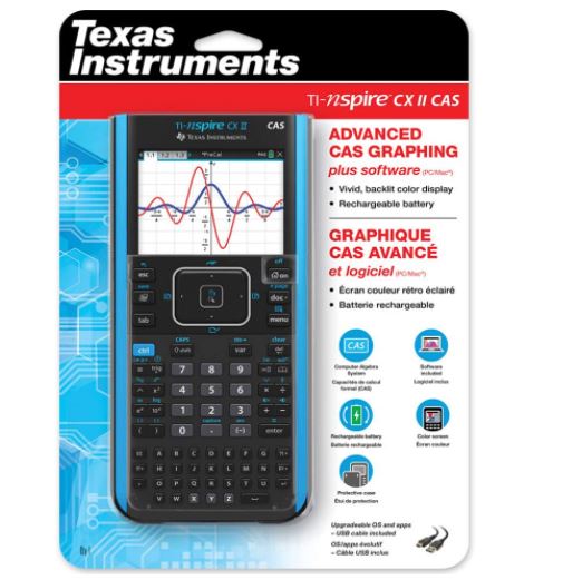 Texas Instruments TI-Nspire CX II Advanced CAS Color Graphing Calculator