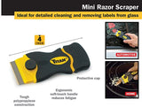 Titan 17002 2-PC Multi-Purpose and Mini Razor Scraper Satety Cap Set with Blades