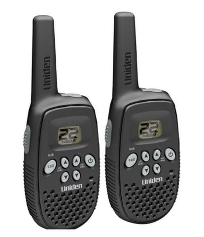 Uniden Two 2 Way Radios Walkie Talkie 16 Mile Non-rechargeable