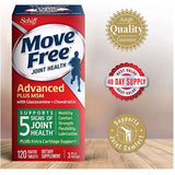 USA  Schiff Move free Joint Health Glucosamine Chondroitin Advanced Plus MSM Joint Supplement 120 Count