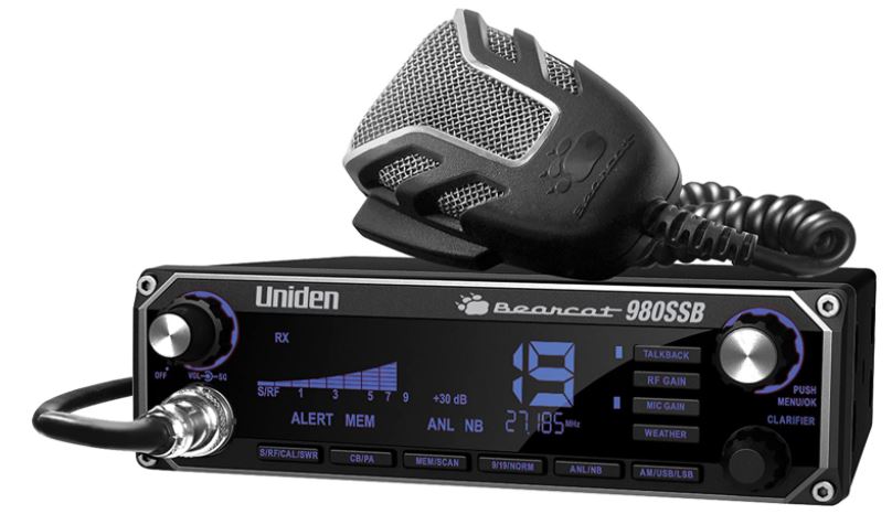 Uniden Bearcat 980 40-Channel SSB CB Radio with 7-Color LED Digital Display