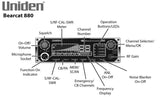 Uniden Bearcat 980 40-Channel SSB CB Radio with 7-Color LED Digital Display