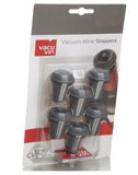 Vacu Vin 6-Cap Only Wine Saver Dispenser Pump Vacuum Bottle Stoppers