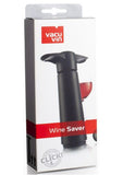 Vacu Vin Wine Saver Dispenser Pump Vacuum Bottle 2 Stoppers Cap