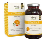 Viva Naturals Vitamin C with Bioflavonoids & Rose Hips 1000 mg 250 Caps