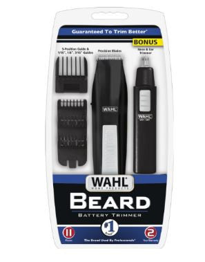 WAHL 5537-1801 Beard Ear Nose Eyebrow Trimmer Grooming Hair