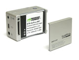 WASABI 2-PC 1400mAh GoPro Battery with Charger for HD HERO HERO2