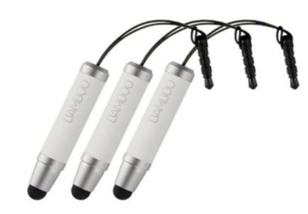 Wacom CS120W 3-PC Bamboo Stylus Mini iPad iPhone iPod Touch Kindle