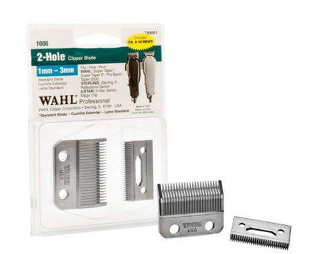 Wahl 1006 2-Hole Clipper Blade for Super Taper II 5-Star Senior Magic Clip Reflections Senior