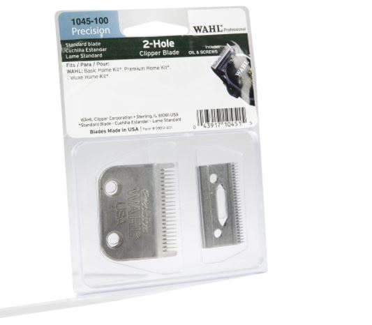 Wahl 1045-100 2-Hole Clipper Blade for Wahl Basic Deluxe Premium Home Kits