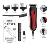 Wahl 9307-300 T-Pro Corded Face Beard Hair Clipper Trimmer Shaver Razor Groomer Grooming Kit 110V