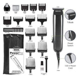 Wahl 9686 PowerPro Corded Face Beard Nose Ear Hair Clipper Trimmer Detailer Shaver Razor Groomer Grooming Kit 110V