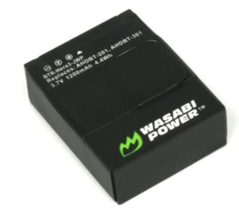 WASABI 1-PC 1200mAh GoPro Battery for HD HERO3 3+