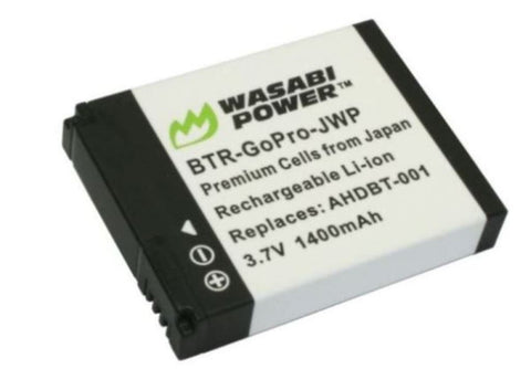 WASABI 1-PC 1400mAh GoPro Battery for HD HERO HERO2