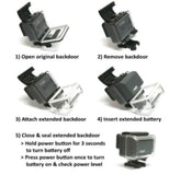 WASABI 1-PC 2500mAh GoPro Extended Battery for HERO+ LCD