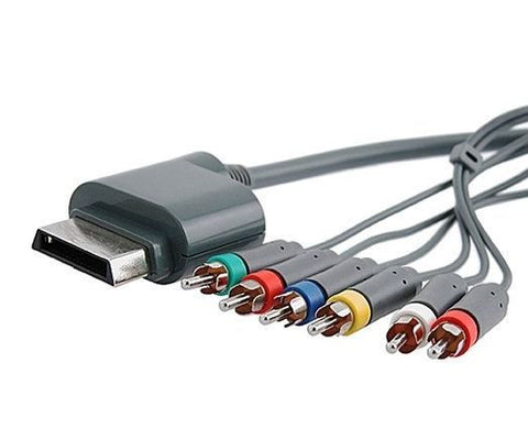 Microsoft Xbox 360 Slim HDTV HD AV RCA Component Connector Cable Cord