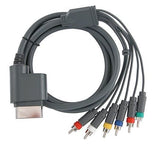 Microsoft Xbox 360 Slim HDTV HD AV RCA Component Connector Cable Cord