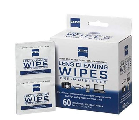 Zeiss Eyeglass Lens Cleaning Wipes 60 Count