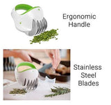 Zyliss Stainless Steel Leaf Herb Fast Cut Mincer Roller Scraper